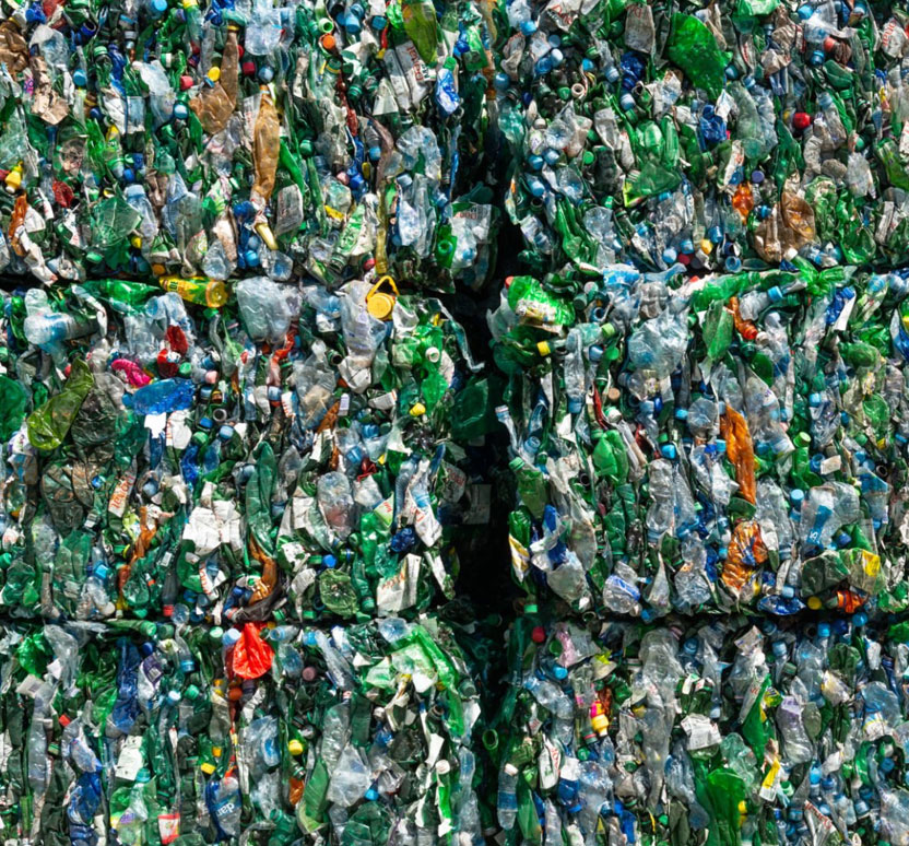 Recyclable waste material